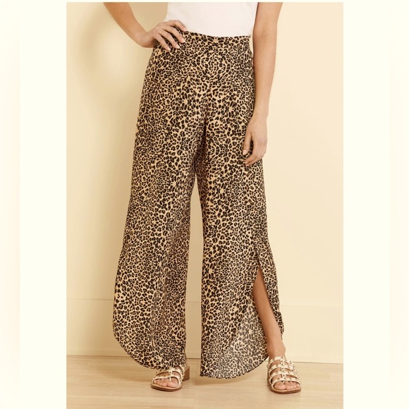 Evereve Pants - Evereve Peyton Jensen Whitney Pant, animal print, NWT, L